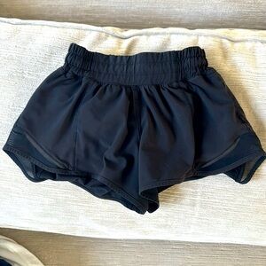 lululemon athletica Black hotty hott low rise Shorts